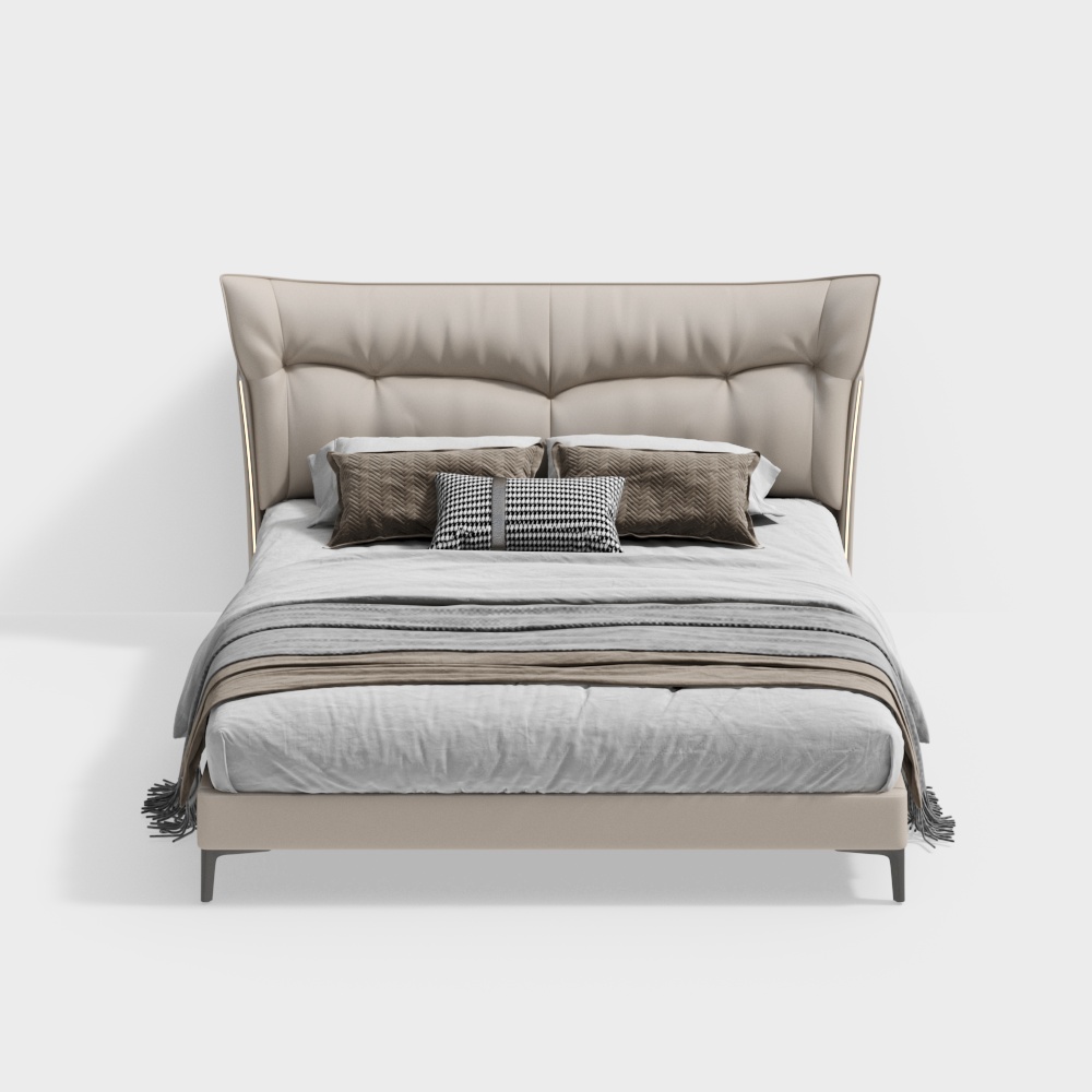 Moderne 1,8 m Doppelbett B3BSTJC573