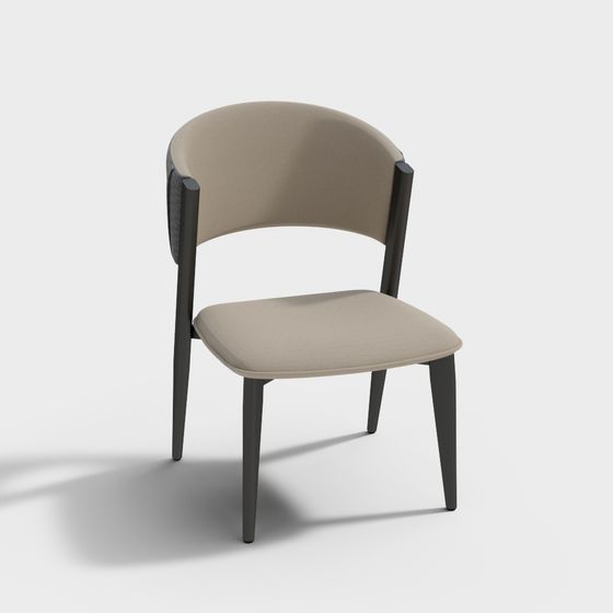 Modern Low-Poly Chair 3D model
