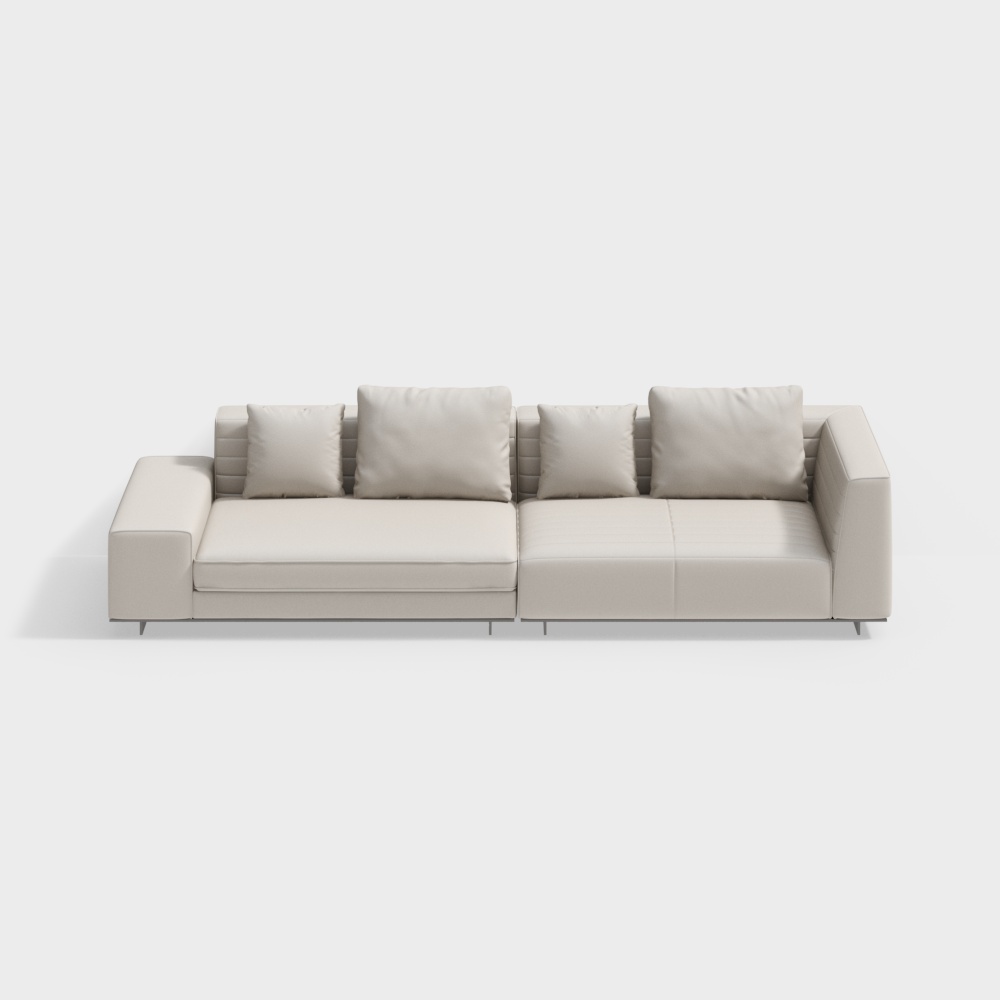 Sofa thẳng 3.2m kiểu hiện đại B4BSTJS2318