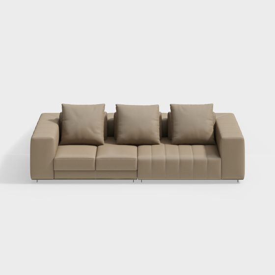 Urban Comfort Sofa 3D model