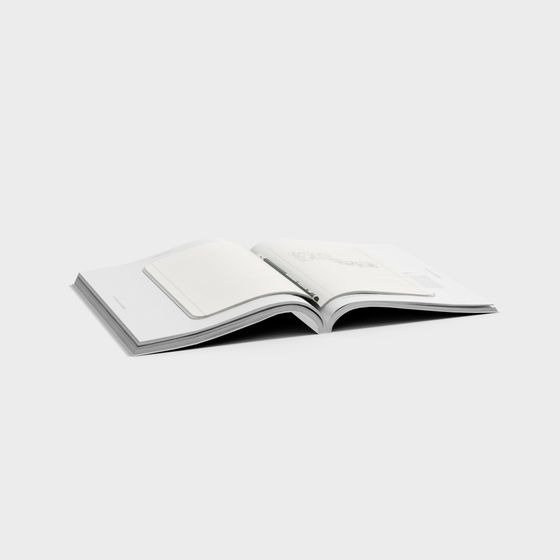 Minimalist Notebook 3D model
