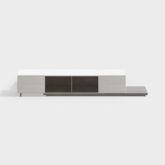 Modern Minimalist TV Cabinet 3D model