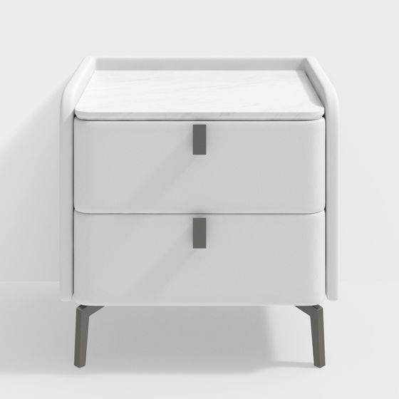 Urban Elegance Bedside Table 3D model