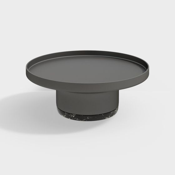 Table basse de salon en marbre et métal style luxe simple Bosheng 0.8m - Sicile-BSNB1730A