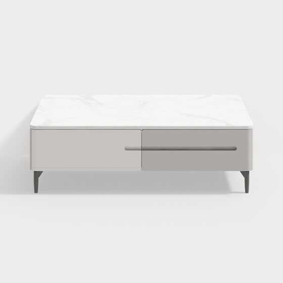 Elegant Coffee Table 3D model for Modern Interiors