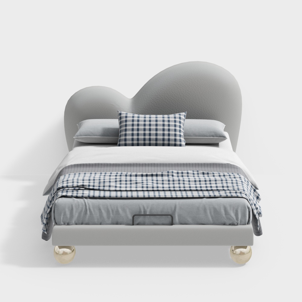 Cloud Bed 3D model for Modern Interiors