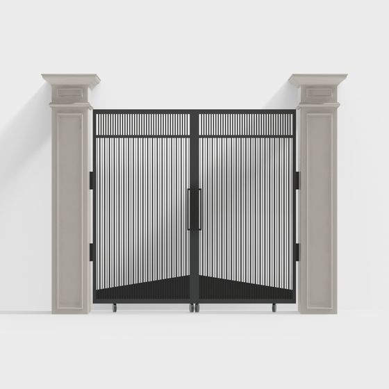 Urban Gate 3D Model