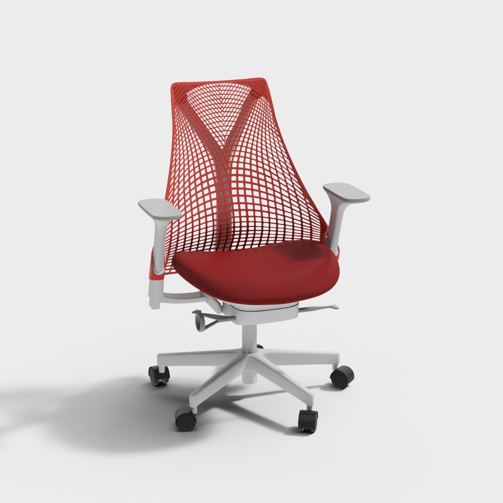 Herman Miller Office Chair Ergonomic Chair Heat red