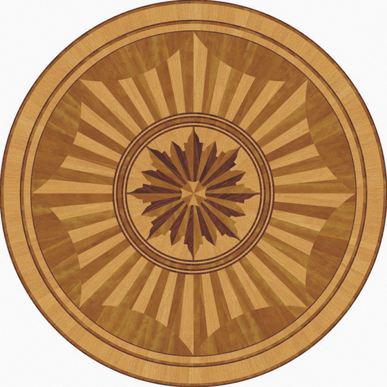 Davinci Rozette 3D Model in Brown