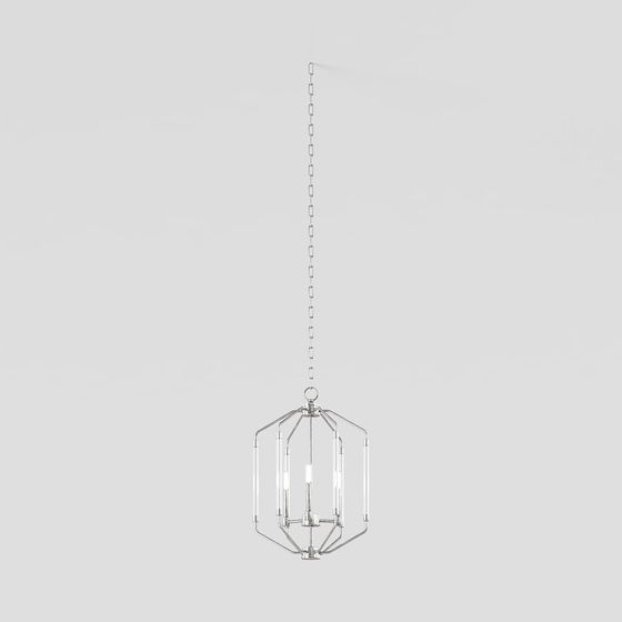 Geometric Elegance 3D model chandelier