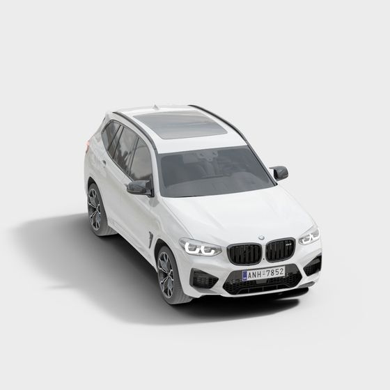 Sleek BMW X2 3D Model for Design Projects