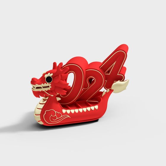 Dragon Boat 2024 3D model