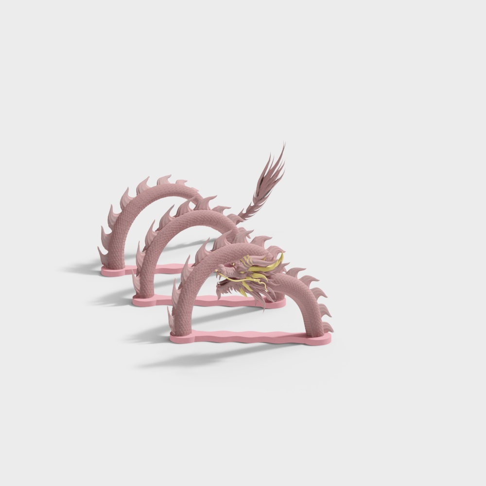 Dreamy Dragon 3D model - Low Poly Design