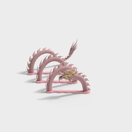 Dreamy Dragon 3D model - Low Poly Design