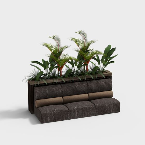 Urban Oasis Sofa 3D model