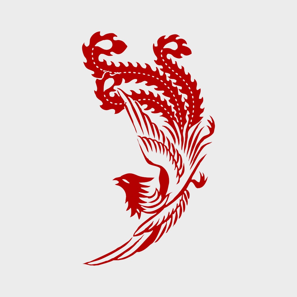 Stunning Phoenix 3D Model in Low Poly Style