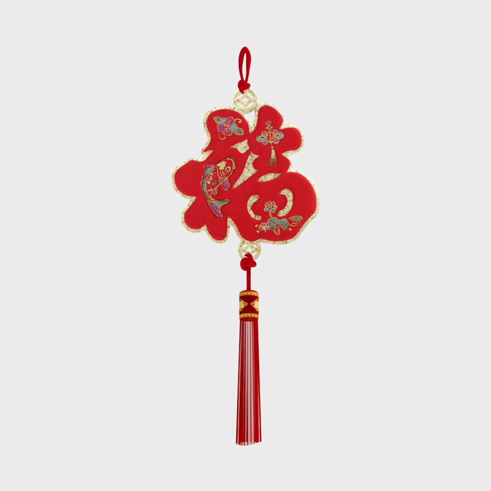 Mặt dây chuyền phúc cho Tết Nguyên Đán mới