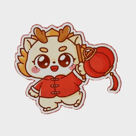 Обои с рисунком фонарей Дракона