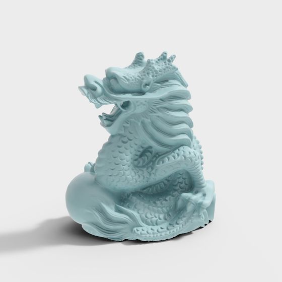 Mesmerizing Dragon 3D Model Design for Creative Projects