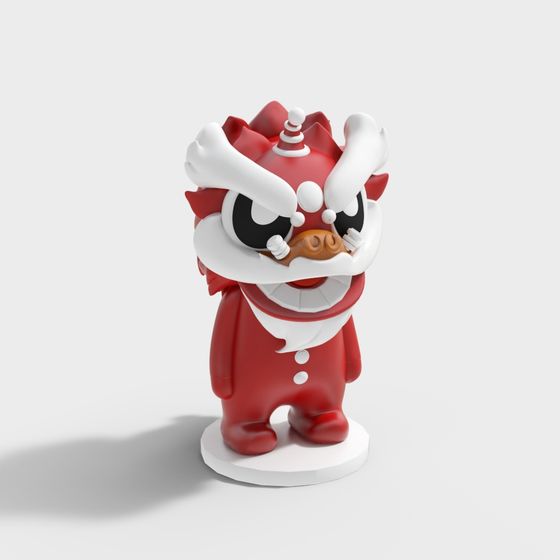Lion Dance Buddy 3D model