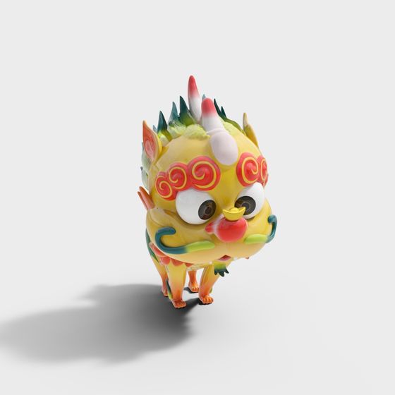 Sculpture jaune de la marée nationale