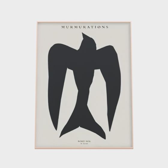 Murmurations 3D model of Swallows in Flight