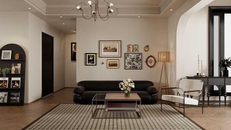 Elegant Living Room Design with Modern Classic Touches