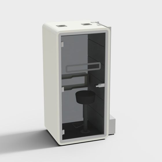 Minimalist Urban Cottage 3D model for Design and Games