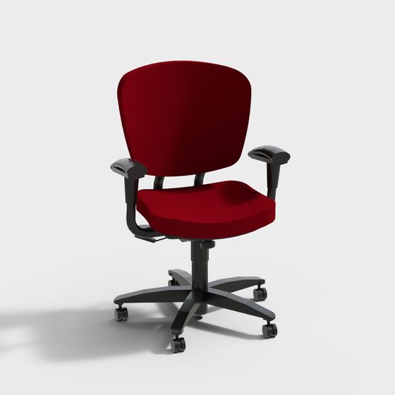 Sleek Scandinavian Office Chair 3D model