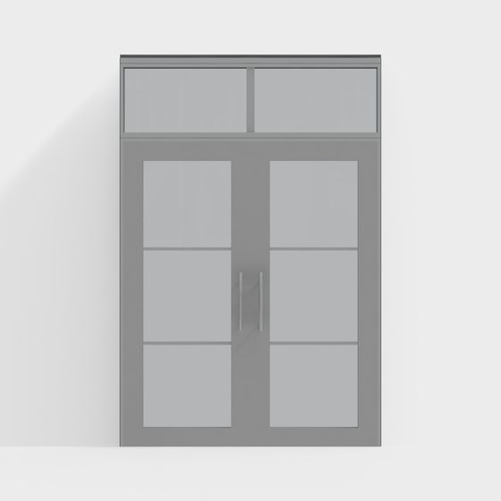 Stylish Urban Gate 3D model - Contemporary Design