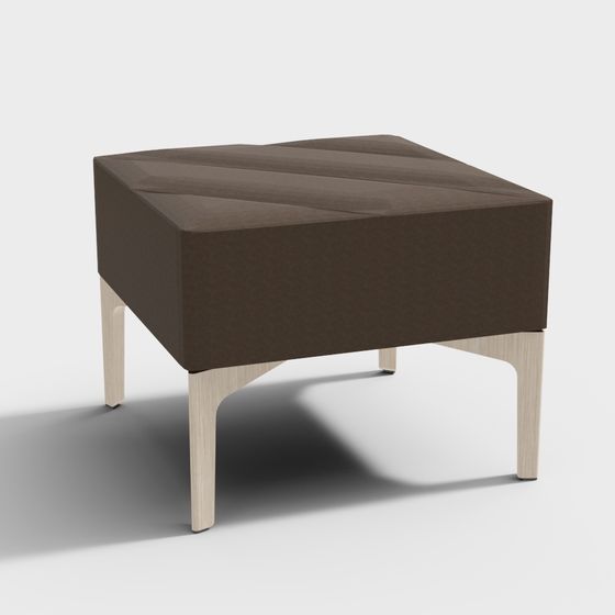 Urban Minimalist Stool 3D model for Interior Design