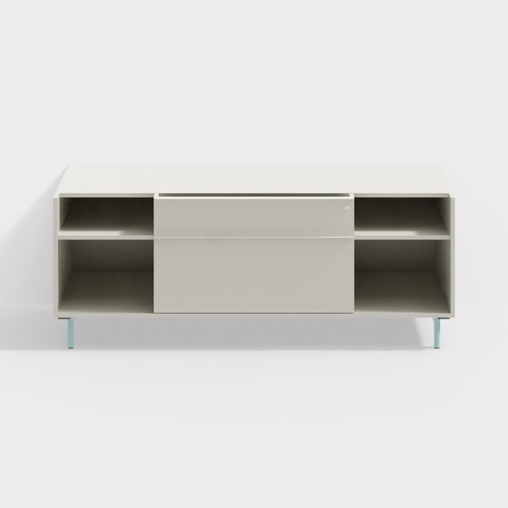 Minimalist 3D Model TV Stand for Modern Interiors