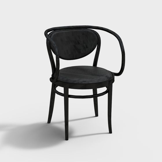 Stylish Low Poly Chair 3D model for Creative Projects