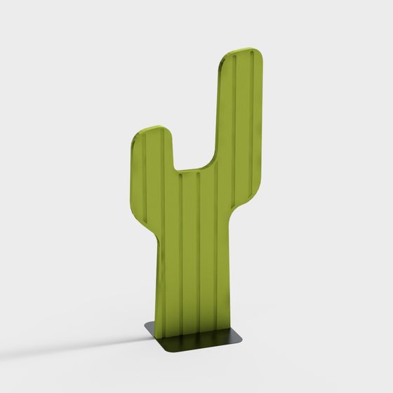 Cactus Oasis Low Poly 3D model for Creative Projects