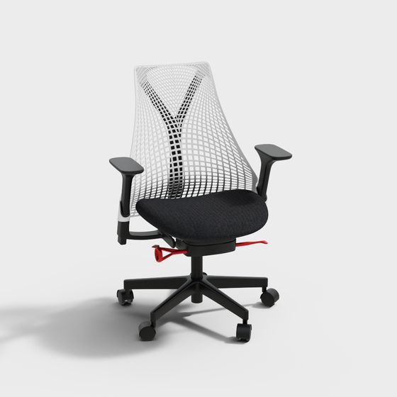 Herman Miller Sayl Esports Ergonomic Chair 3D Model in Black