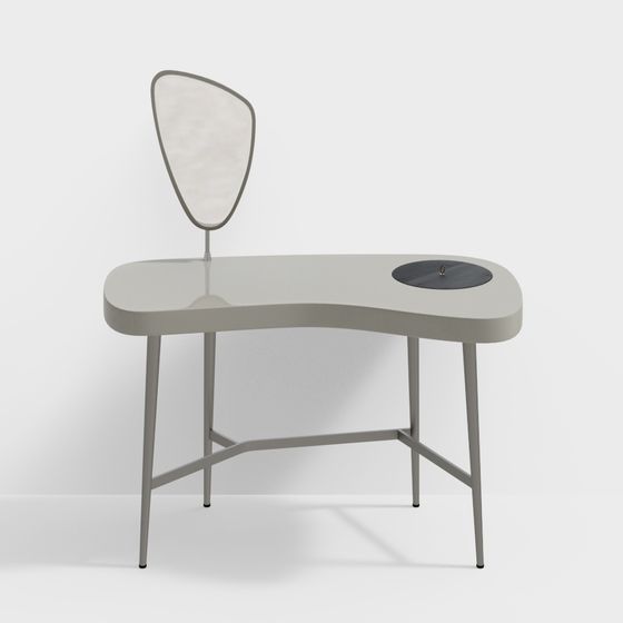 Elegant Vanity Table 3D Model for Contemporary Spaces