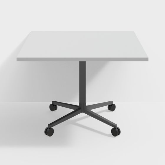 Modern Mobile Office Desk 3D model