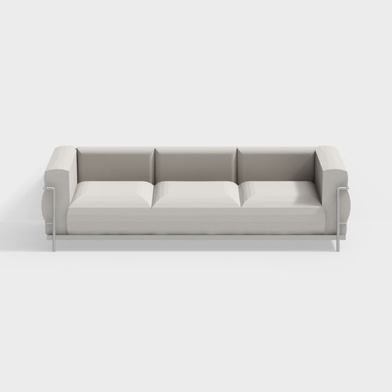 Modern Geometric Sofa 3D model