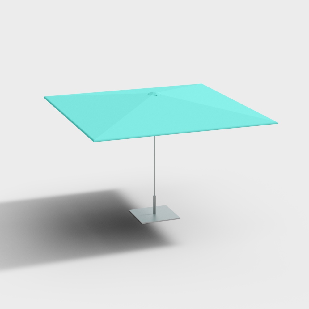 Modern Minimalist Square Umbrella 3D model