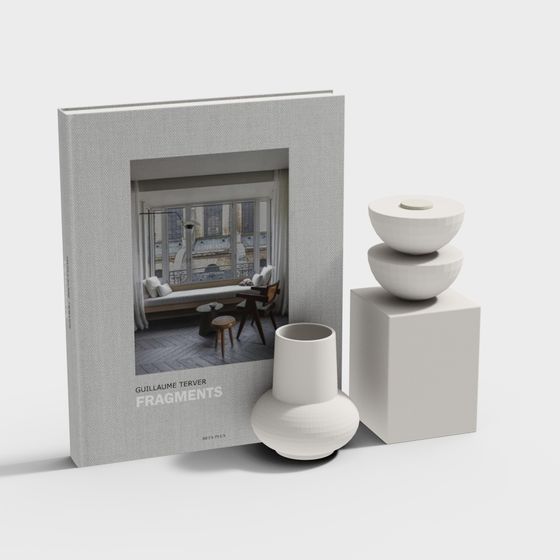 Fragments 3D model - Modern Minimalist Design