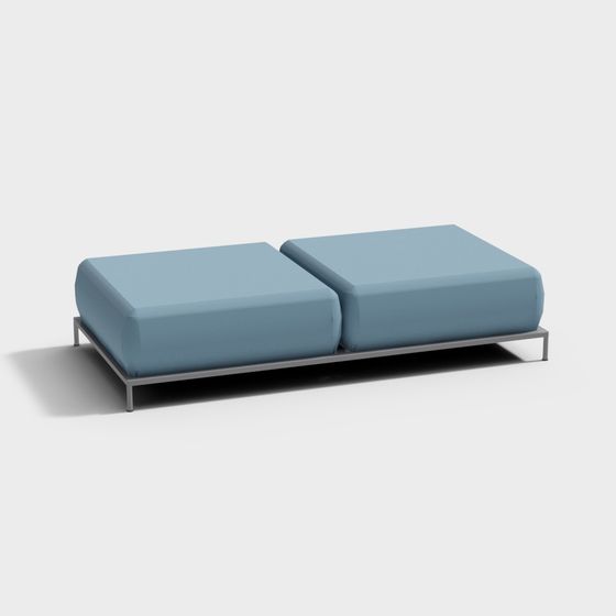 Urban Comfort Ottoman 3D model