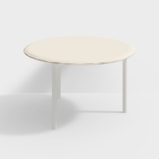 Modern Minimalist Round Table 3D model
