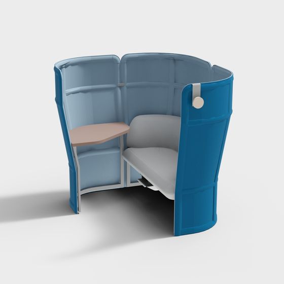 City Corner Chair 3D model for Modern Interiors