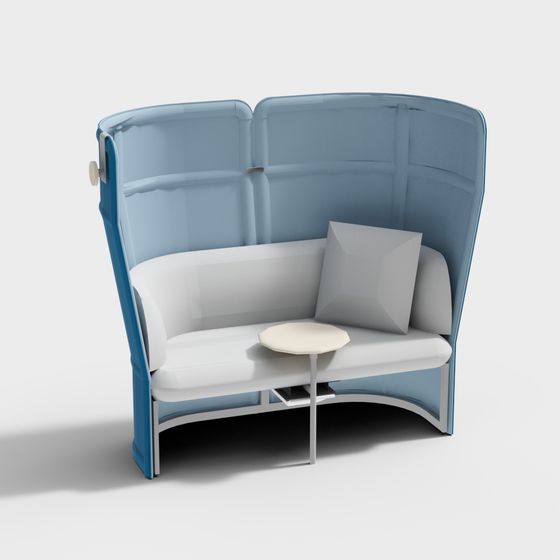 Stylish Low-Poly 3D Chair Model