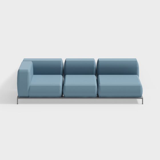 Urban Comfort 3D model Sofa - Modern Aesthetic Design