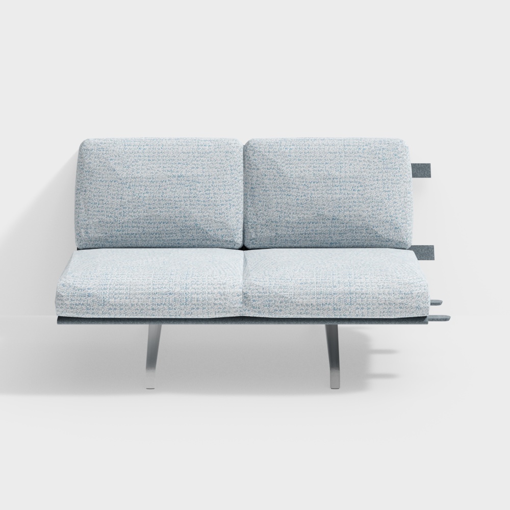 HMI_Striad 低背沙發 2 座無扶手 4 腳底座