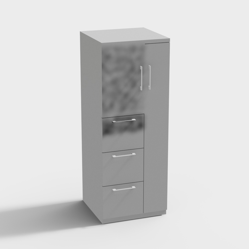 Haworth XSeries 24 Wide 5 High Personal Storage Tower