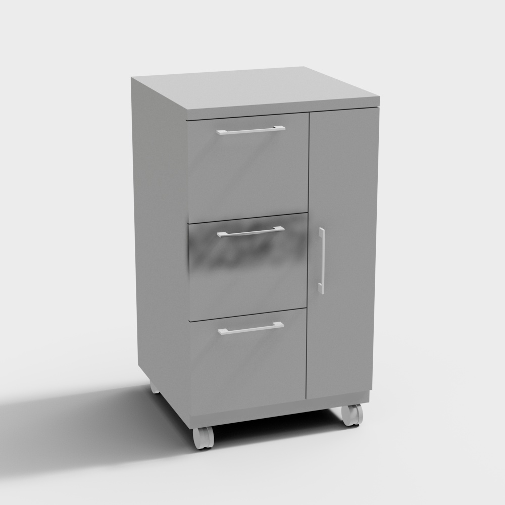 Haworth XSeries 24 Wide 3 High Fi Personal Storage Tower