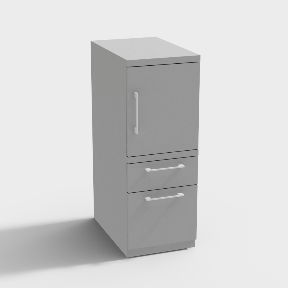 Haworth XSeries 15 Wide 3 High Personal Storage Tower