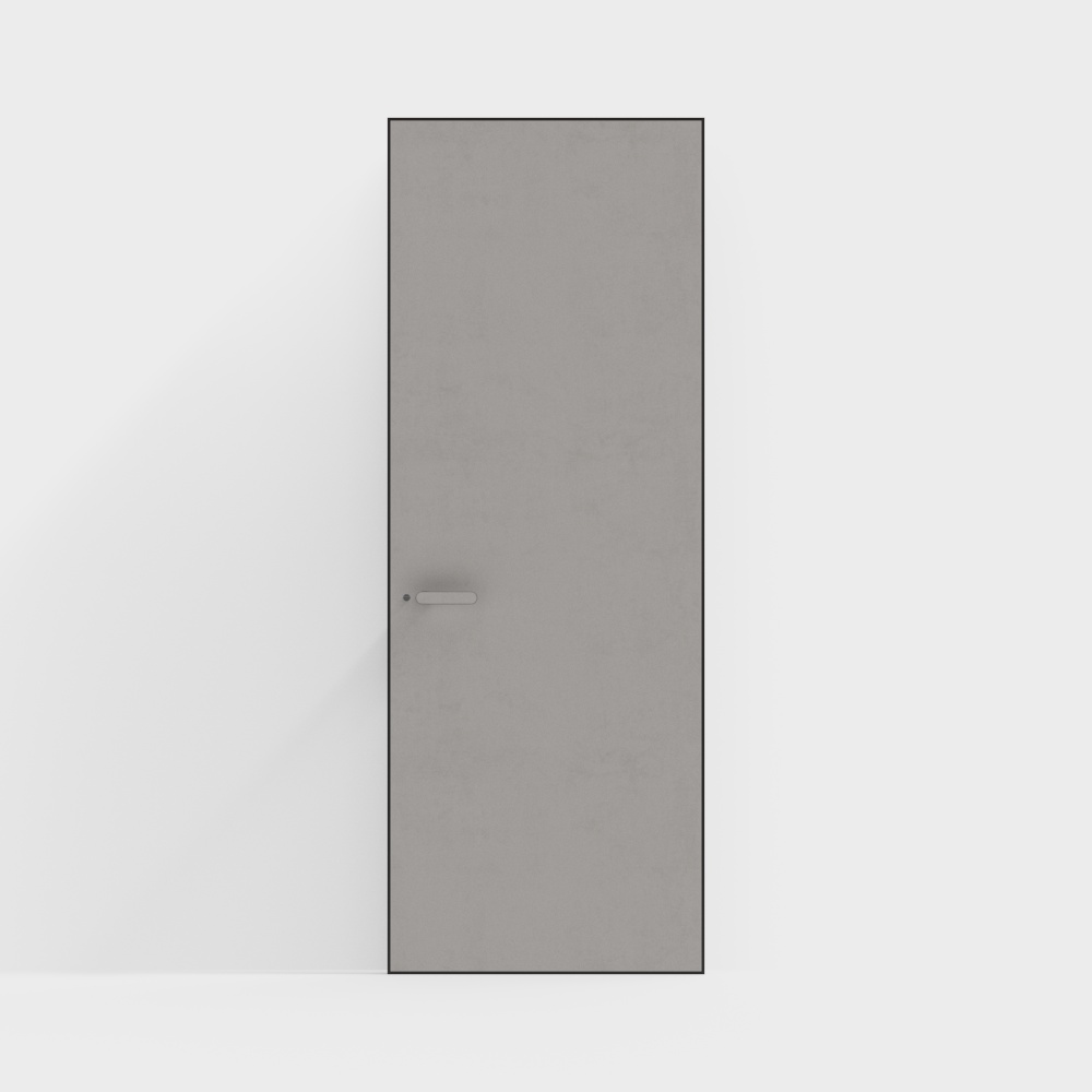 Modern minimalist interior invisible door